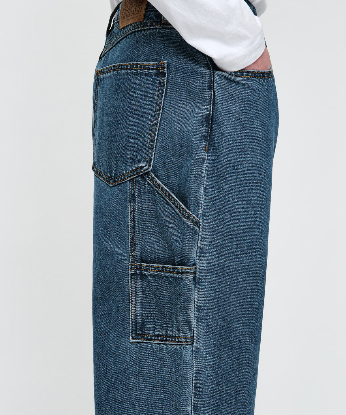 Marithe & Francois Girbaud - Loose Baggy Denim Pants (Blue) product image 2 | TRAB K-Fashion Australia