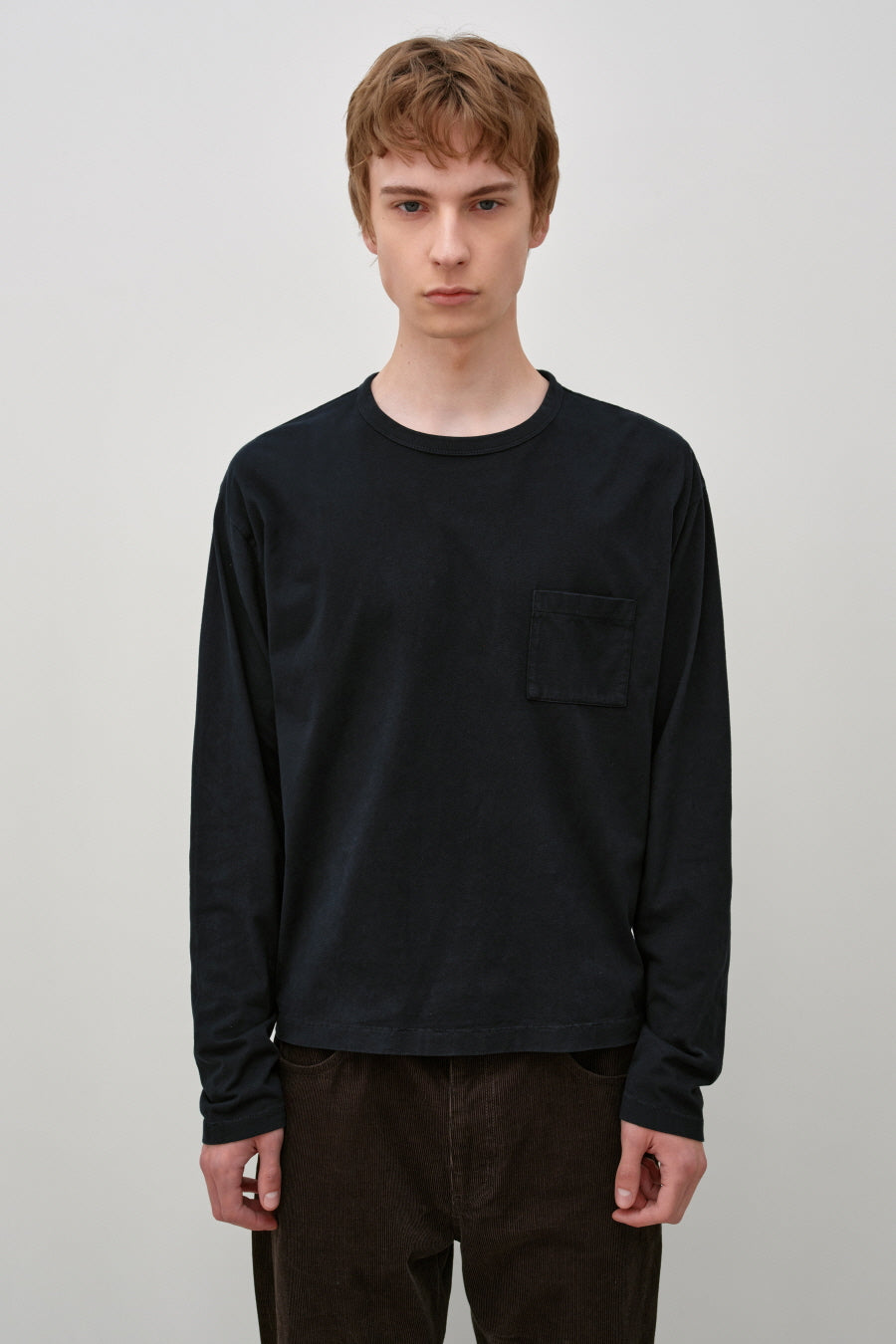 Insilence - Light Pitch Pocket Long Sleeve (Black) product image 3 | TRAB K-Fashion Australia