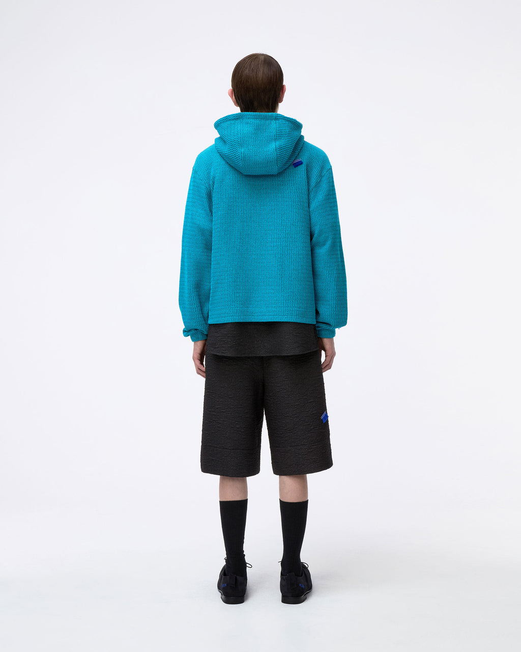 Ader Error - Lunel Hoodie Zip-Up Product. 30 (Turquoise) product image 3 | TRAB K-Fashion Australia