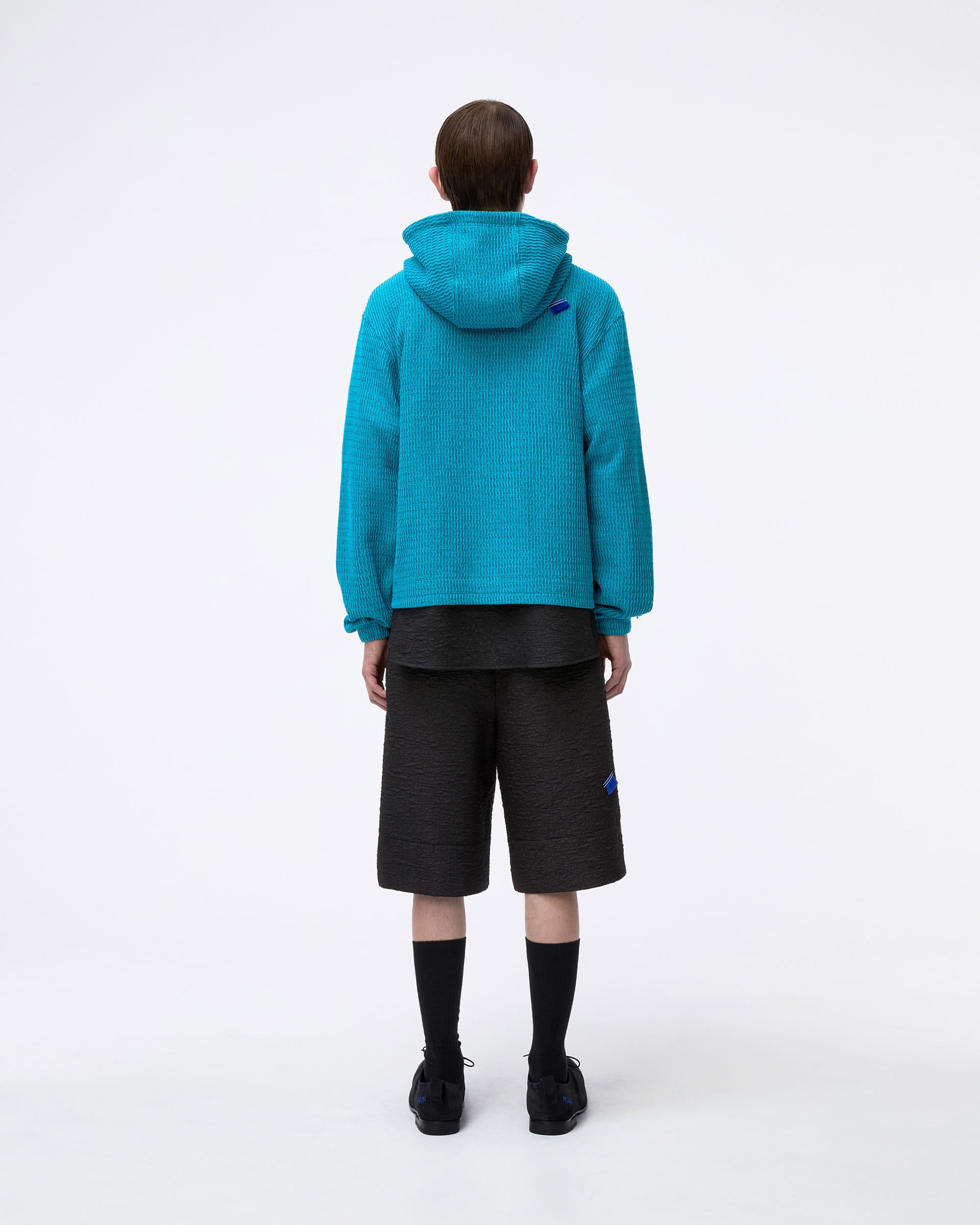 Ader Error - Lunel Hoodie Zip-Up Product. 30 (Turquoise) product image 3 | TRAB K-Fashion Australia
