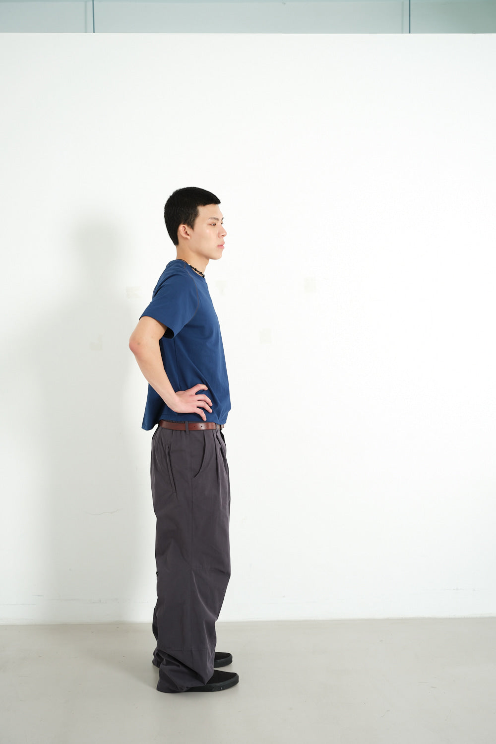 Hatchingroom - Volume Pants CN (Blue Charcoal) product image 15 | TRAB K-Fashion Australia