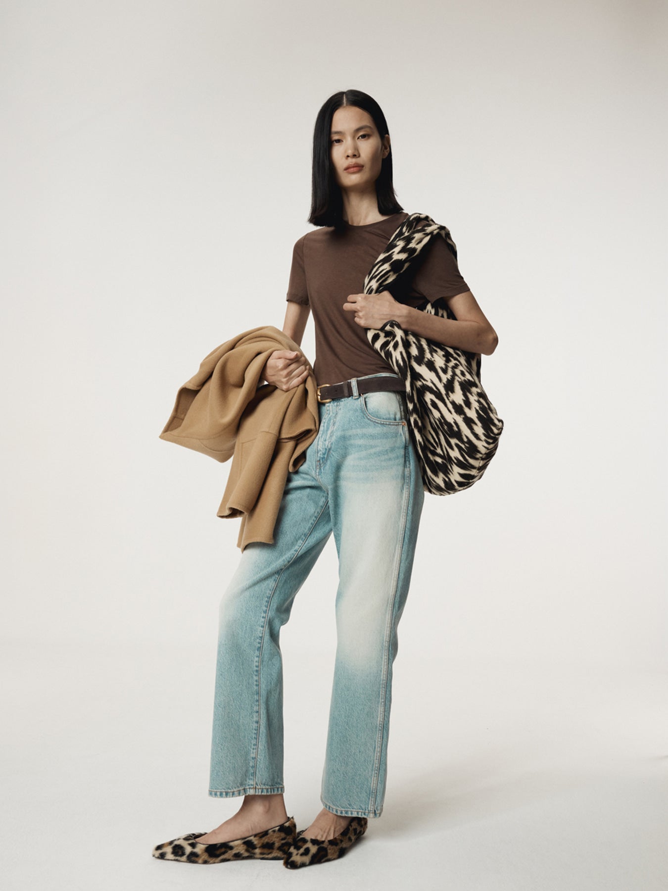 Recto - Semi Flare Denim Pants (Light Blue) product image 5 | TRAB K-Fashion Australia