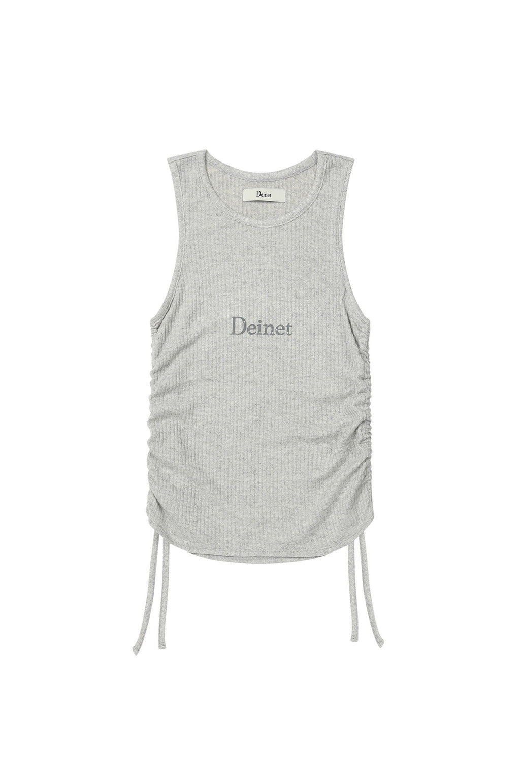 Deinet - Logo Shirring Sleeveless (Grey) product image 7 | TRAB K-Fashion Australia