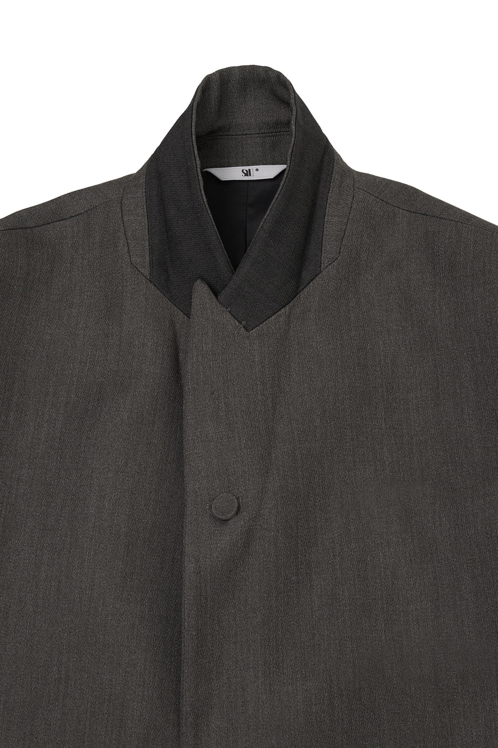 STU - Slanted 3 Button Wool Single Coat (Grey) product image 19 | TRAB K-Fashion Australia