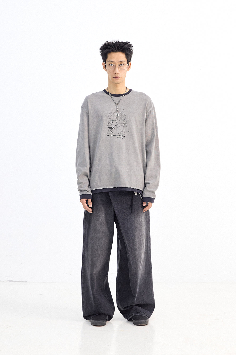 Hatchingroom - Wrap Jeans (Black) product image 5 | TRAB K-Fashion Australia