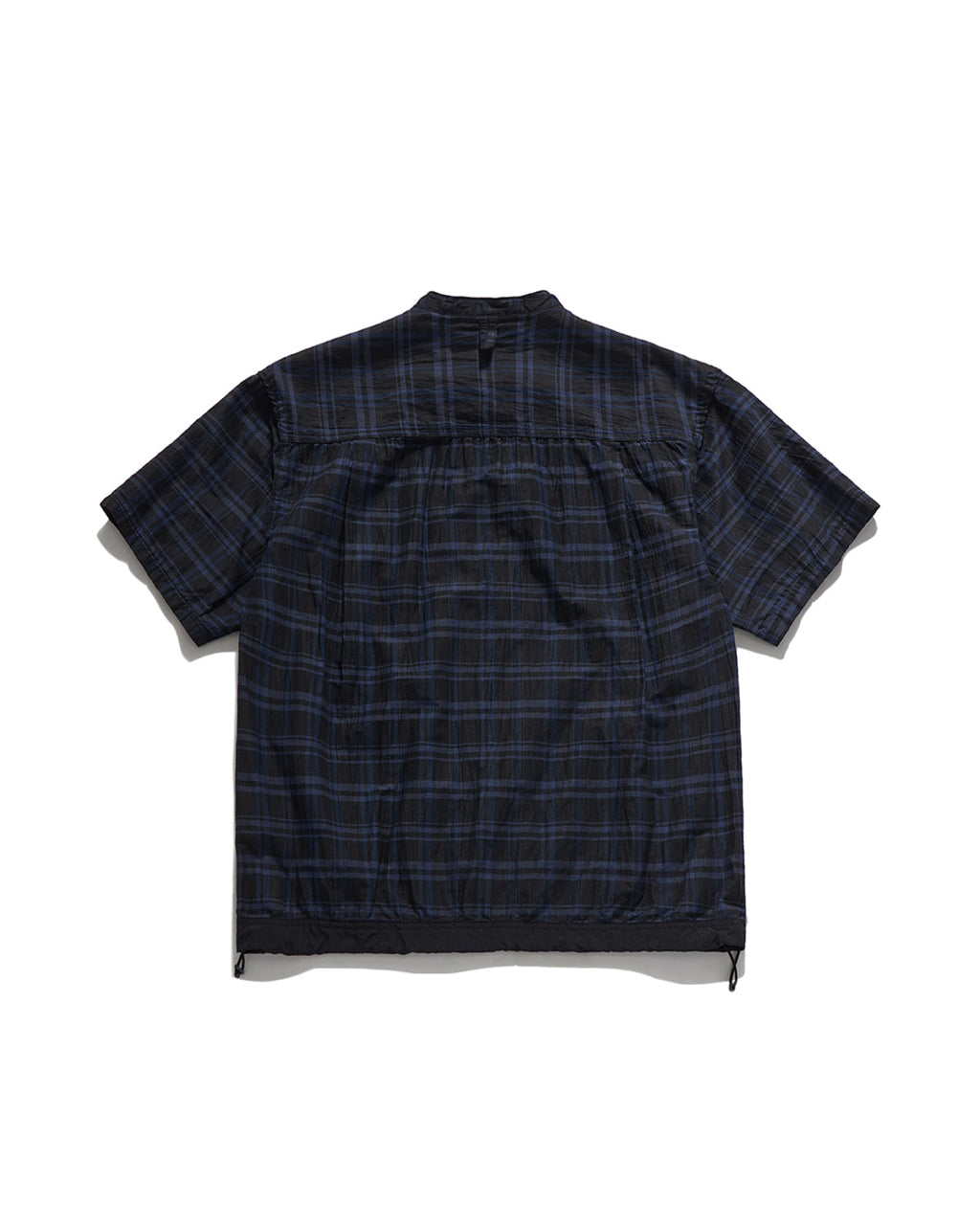 Eastlogue - Western Zip Up Half Shirts (Black Blue Check) product image 6 | TRAB K-Fashion Australia