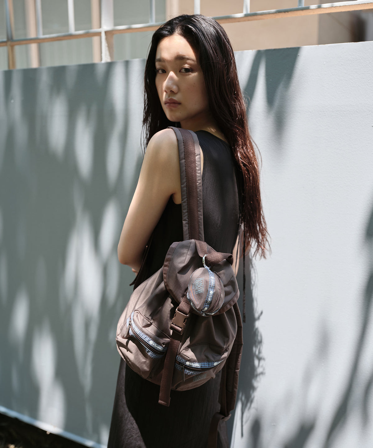 Marithe & Francois Girbaud - Marithe X Lesportsac Small Voyager (Brown) product image 3 | TRAB K-Fashion Australia