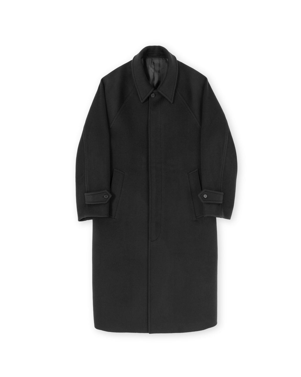 Brownyard - Balmacaan Coat (Washed Black) product image 5 | TRAB K-Fashion Australia