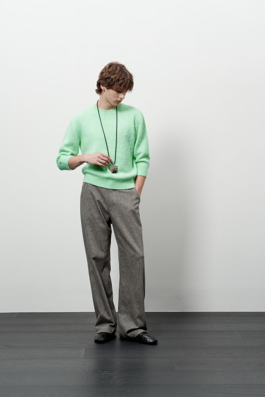 Stu - Boucle Quarter Sleeve (Mint) product image 6 | TRAB K-Fashion Australia