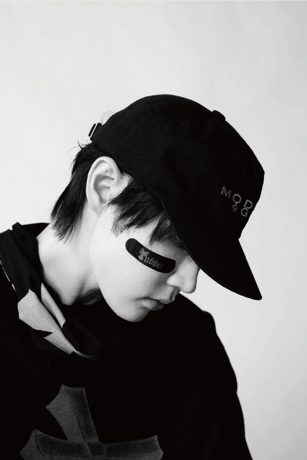 Hatchingroom - Tabber Modern Goth Cap (Washed Black) product image 9 | TRAB K-Fashion Australia