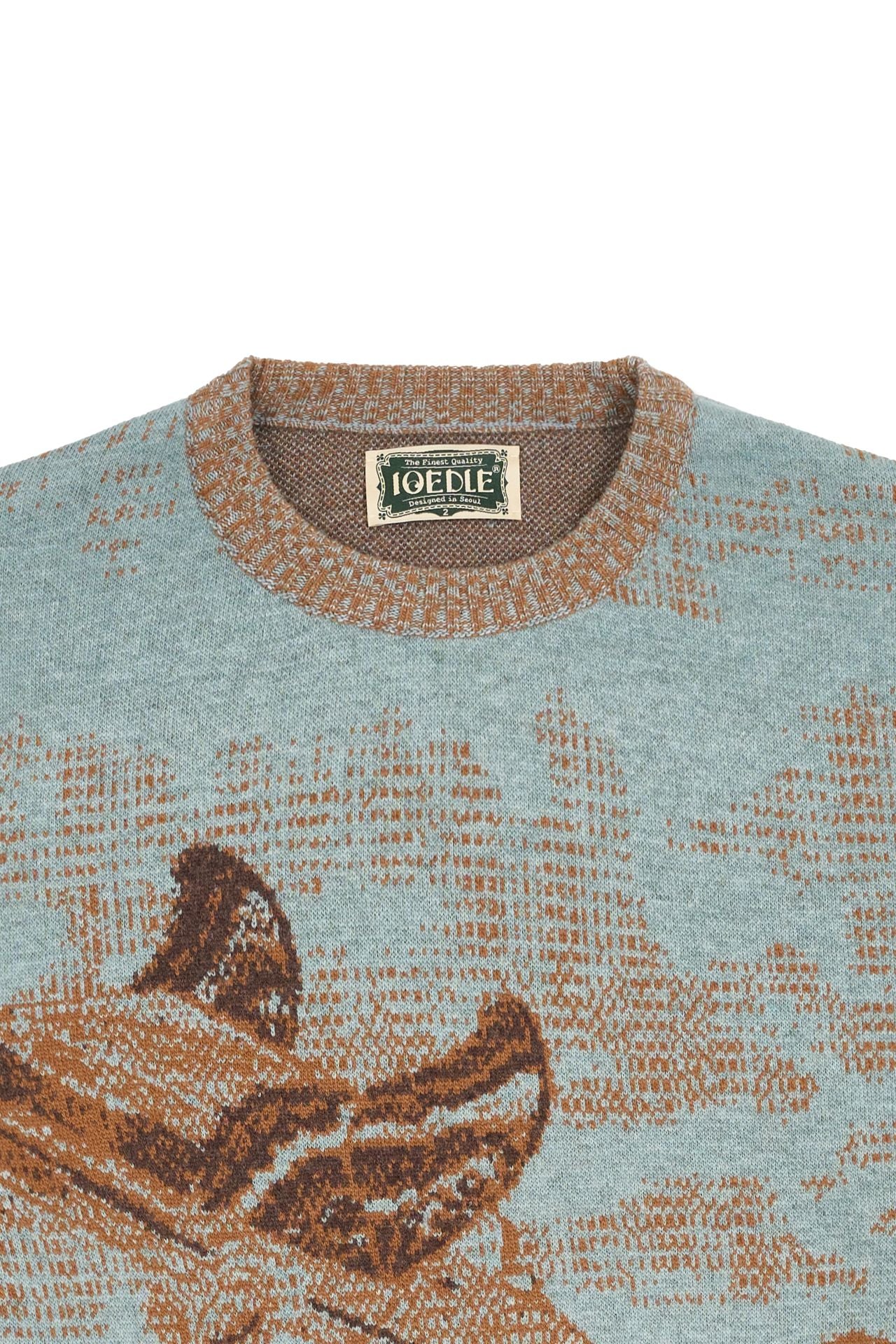 Ioedle - Night Guide Jacquard Knit (Sky Blue) product image 4 | TRAB K-Fashion Australia