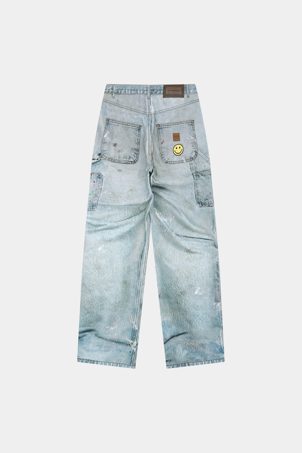 Andersson Bell - Distressed Trompe-L’œil Carpenter Jeans (mid Blue) (Mid Blue) product image 8 | TRAB K-Fashion Australia