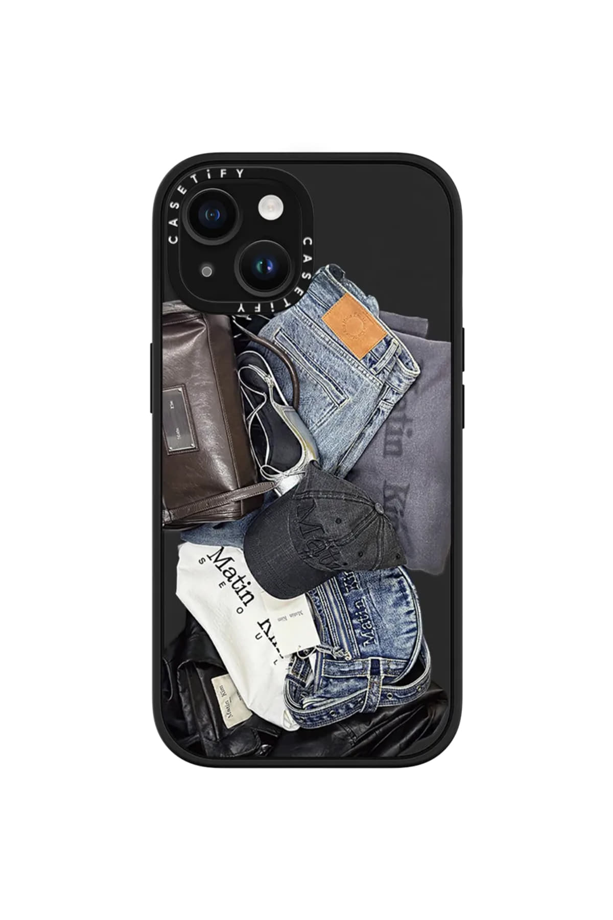 Matin Kim - Matin Kim X Casetify Unboxing Case (Black) product image 2 | TRAB K-Fashion Australia