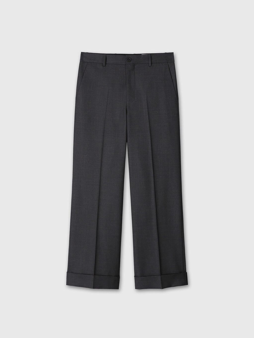 Tonywack - Wool Cuffed Trousers (Charcoal) product image 9 | TRAB K-Fashion Australia