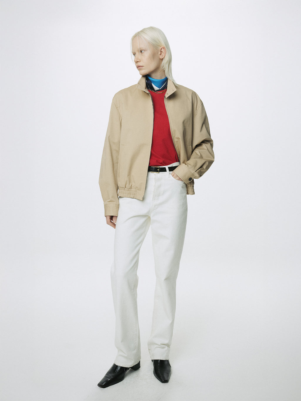 Tonywack - Twisted Seam Straight-Leg Denim Jeans (Off White) product image 3 | TRAB K-Fashion Australia