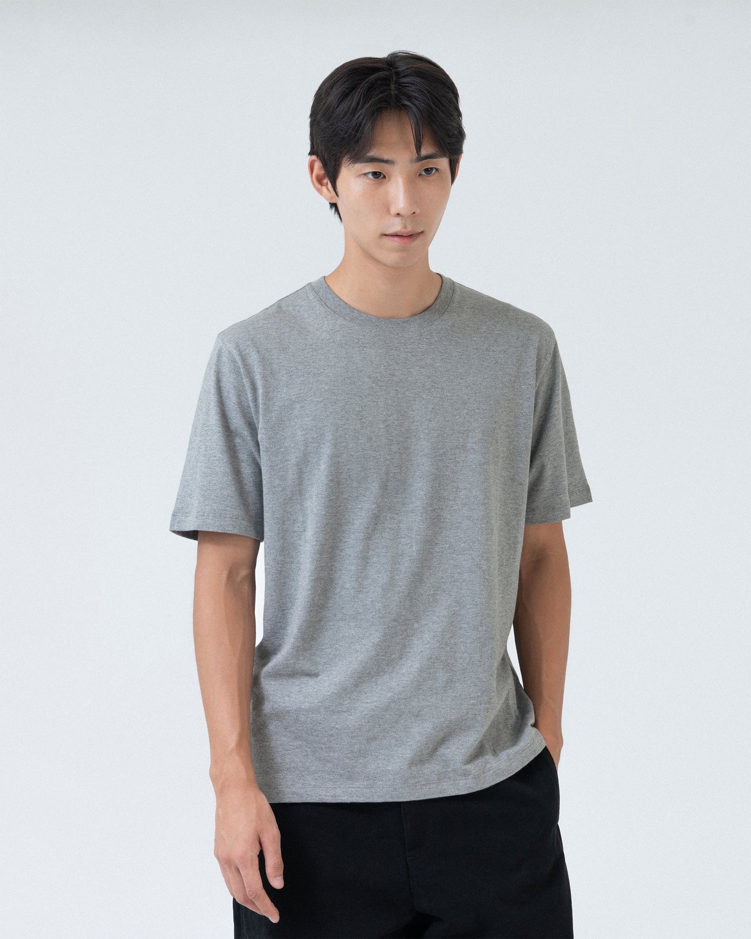 Brownyard - Essential T Shirt (Grey) product image 2 | TRAB K-Fashion Australia