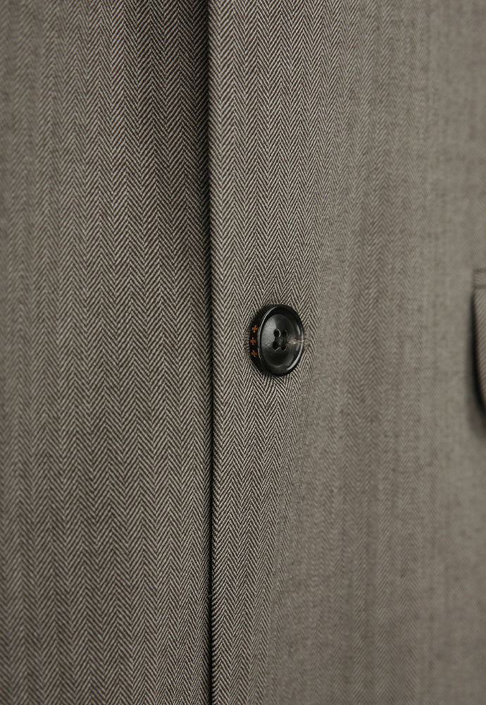 Tonywack - Signature 2-Button Blazer (Beige Herringbone) product image 9 | TRAB K-Fashion Australia