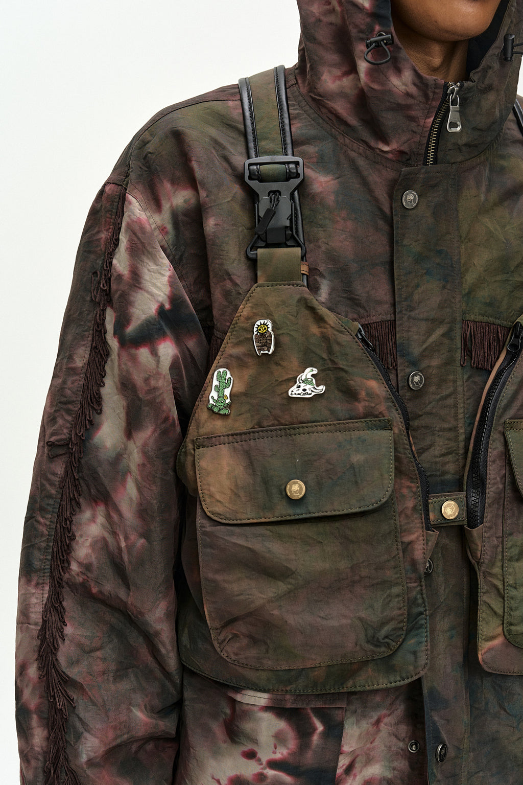 Andersson Bell - Andersson Bell X Brain Dead Triangolo Vest Backpack (Brown) product image 8 | TRAB K-Fashion Australia