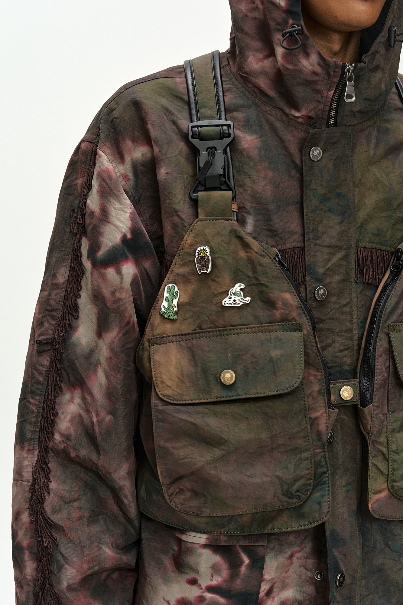 Andersson Bell - Andersson Bell X Brain Dead Triangolo Vest Backpack (Brown) product image 8 | TRAB K-Fashion Australia