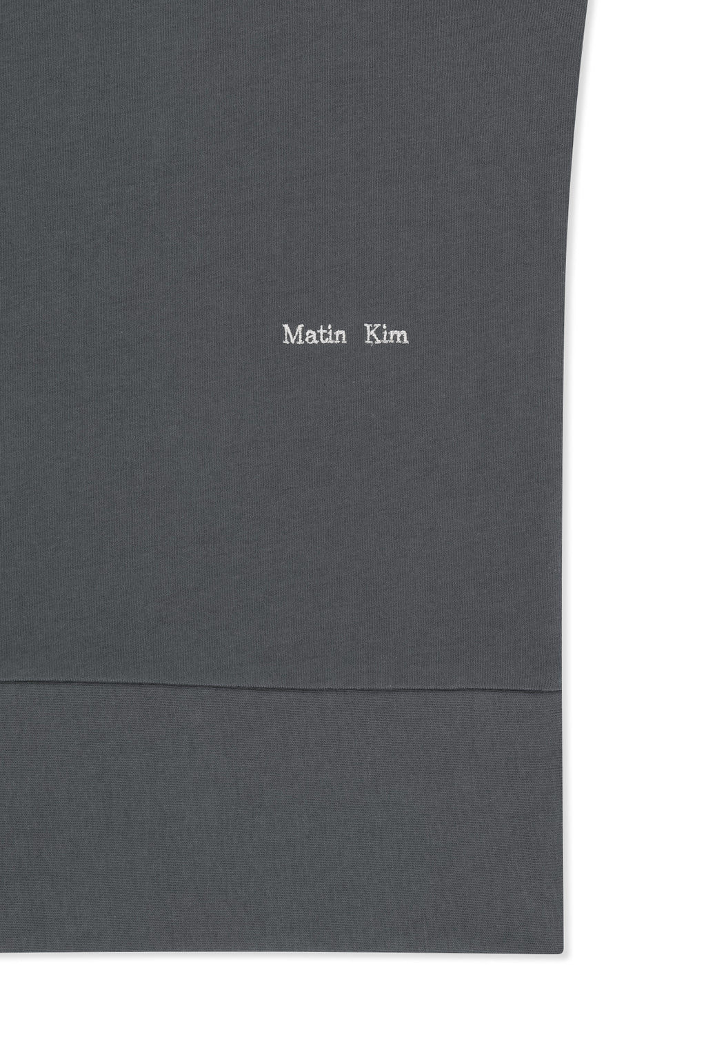 Matin Kim - Hem Tie Detail Sleeveless Top (Charcoal) product image 5 | TRAB K-Fashion Australia