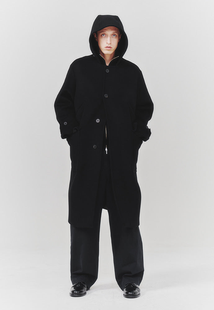 Art if acts - Hooded Coat (Black) product image 5 | TRAB K-Fashion Australia