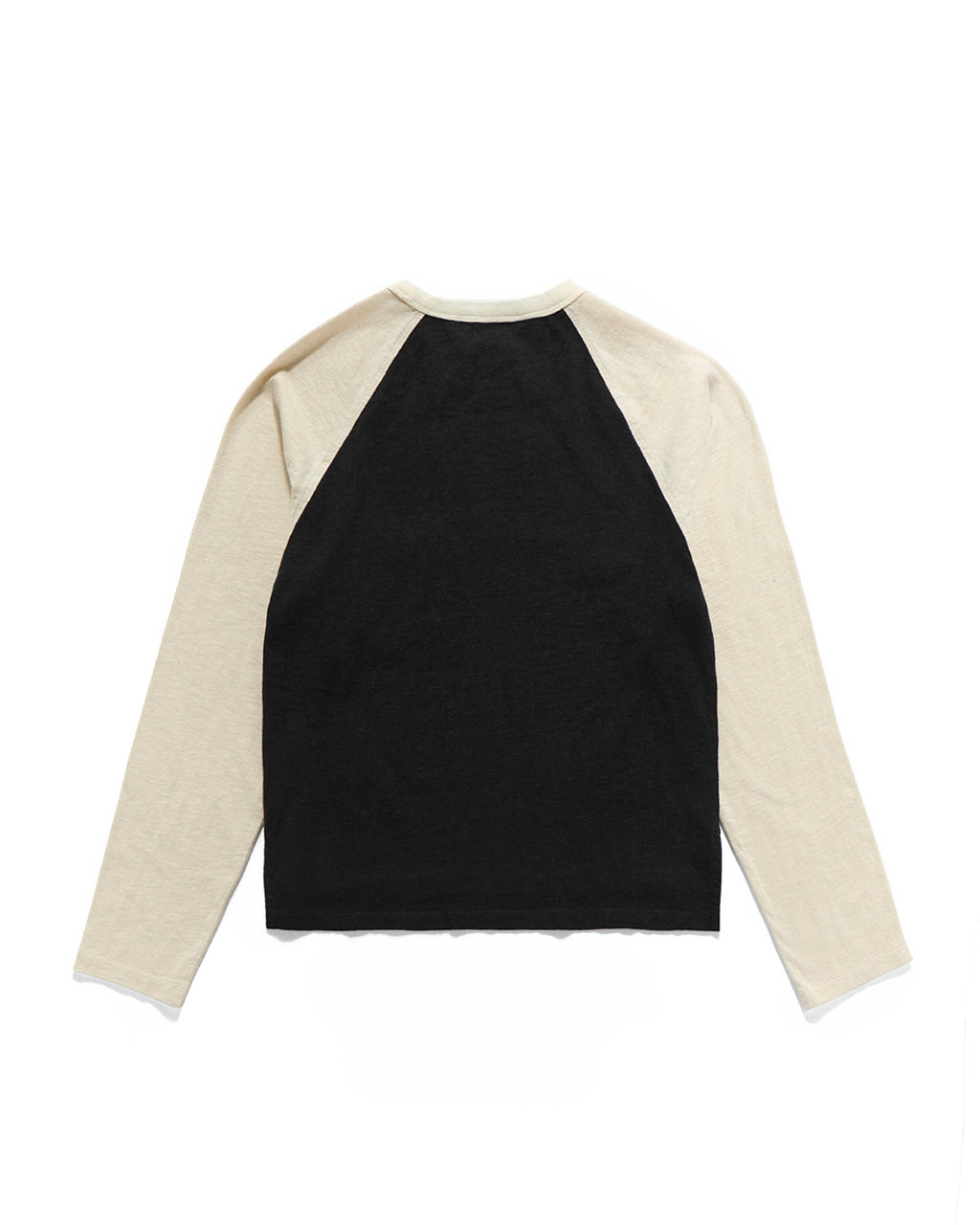Eastlogue - Raglan Ringer L.s T-shirts (Cream & Black) product image 3 | TRAB K-Fashion Australia