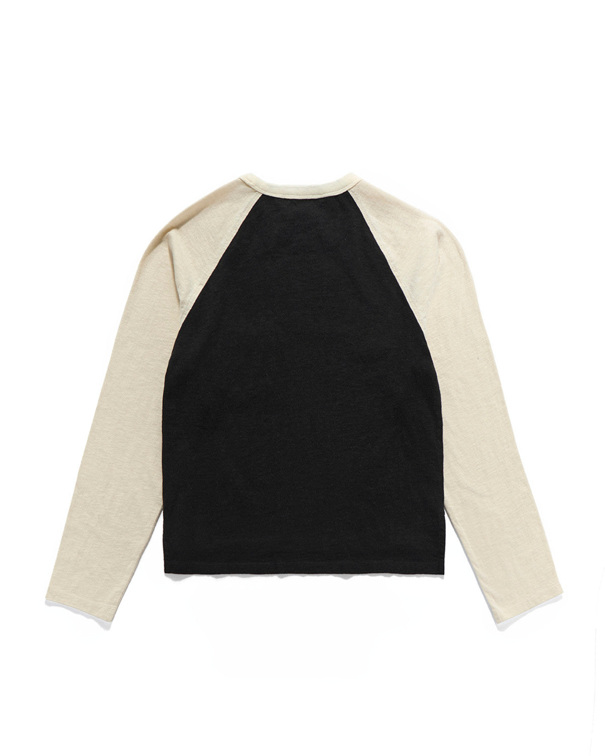 Eastlogue - Raglan Ringer L.s T-shirts (Cream & Black) product image 3 | TRAB K-Fashion Australia