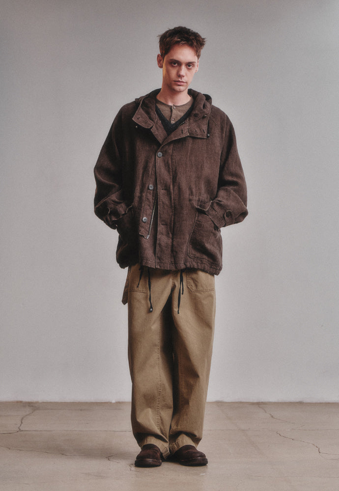 Art if acts - Linen Military Parka (Wood) product image 2 | TRAB K-Fashion Australia