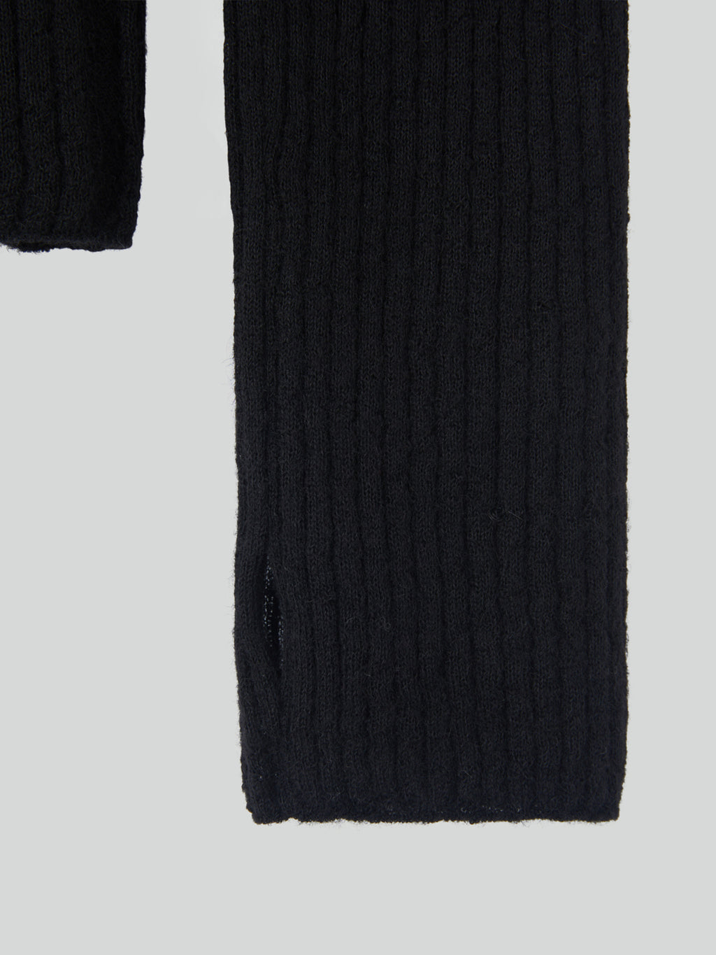 Recto - Hairy Balaclava Knit Top (Black) product image 12 | TRAB K-Fashion Australia