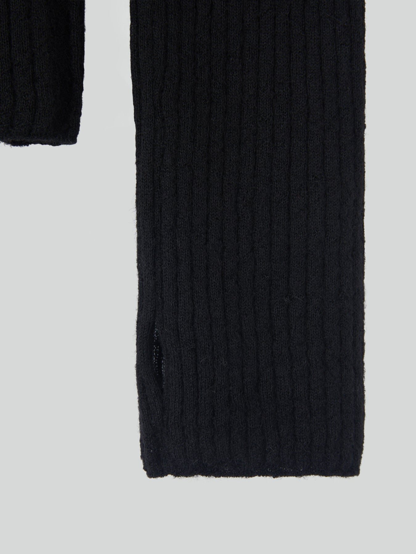 Recto - Hairy Balaclava Knit Top (Black) product image 12 | TRAB K-Fashion Australia