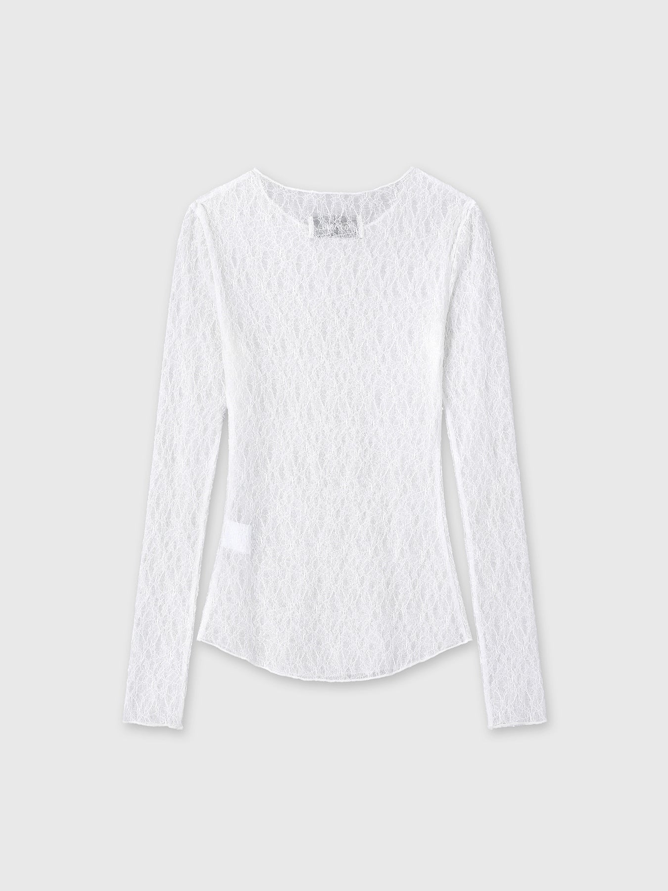 Tonywack - Lace Long Sleeve Top (Off White) product image 8 | TRAB K-Fashion Australia