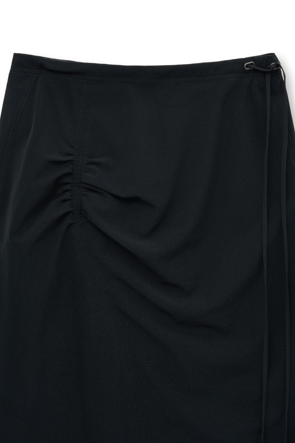 Matin Kim - Layered String Midi Skirt (Black) product image 3 | TRAB K-Fashion Australia