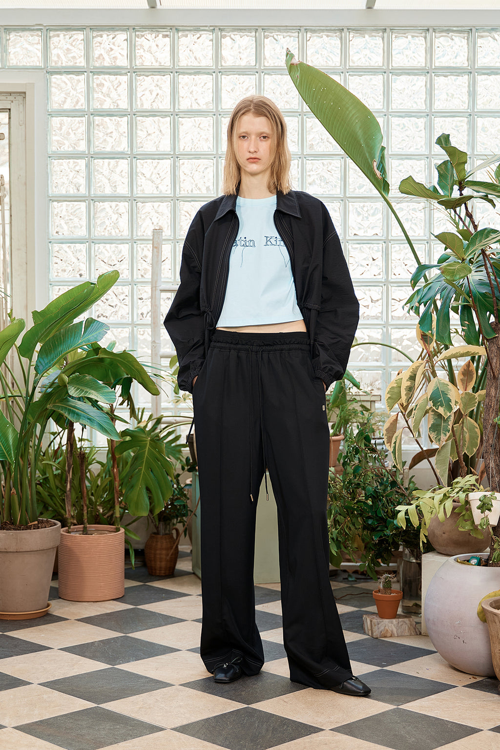 Matin Kim - Layered Point String Light Jumper (Black) product image 8 | TRAB K-Fashion Australia