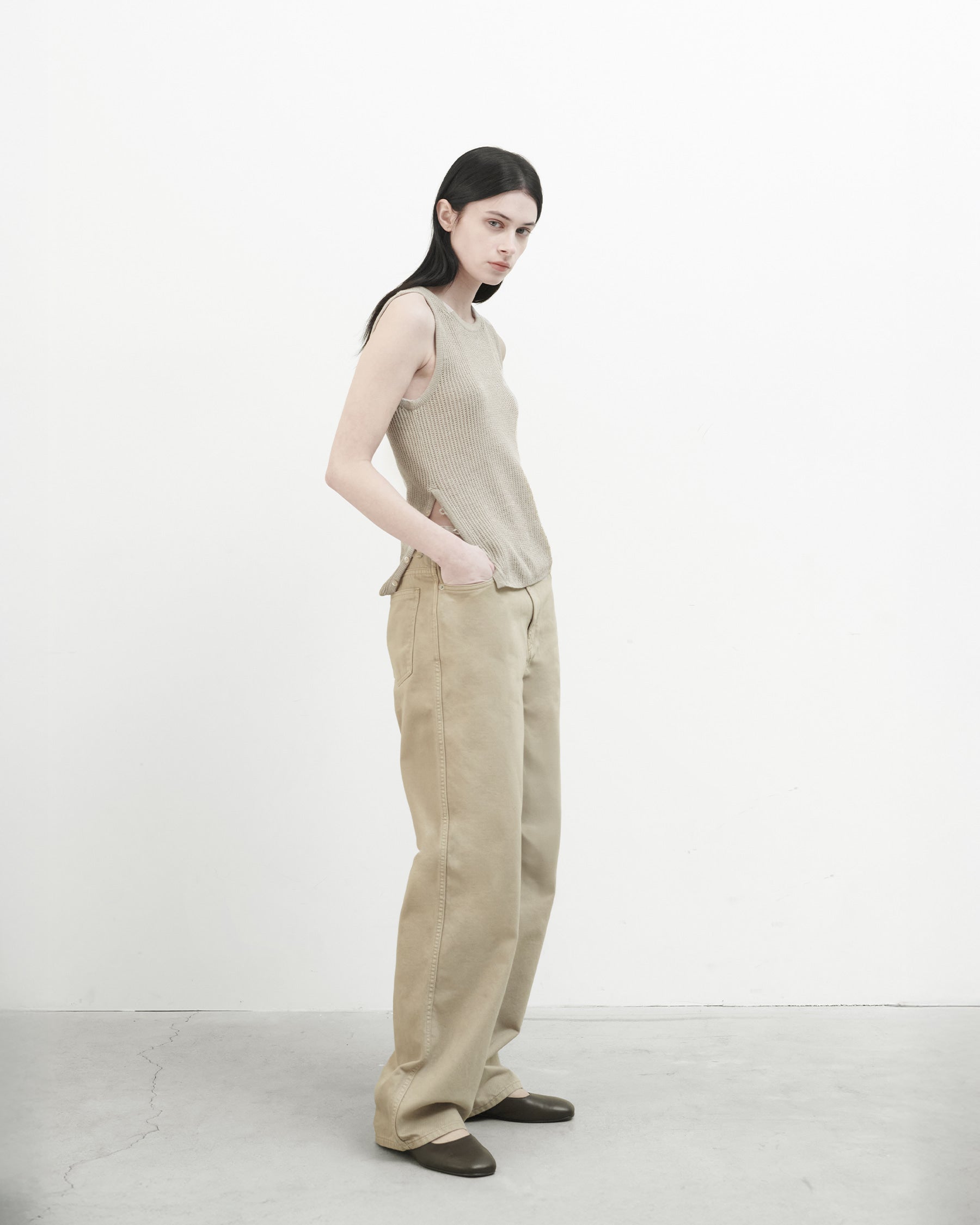 Brownyard - Slip Sleeveless Knit (Beige) product image 2 | TRAB K-Fashion Australia