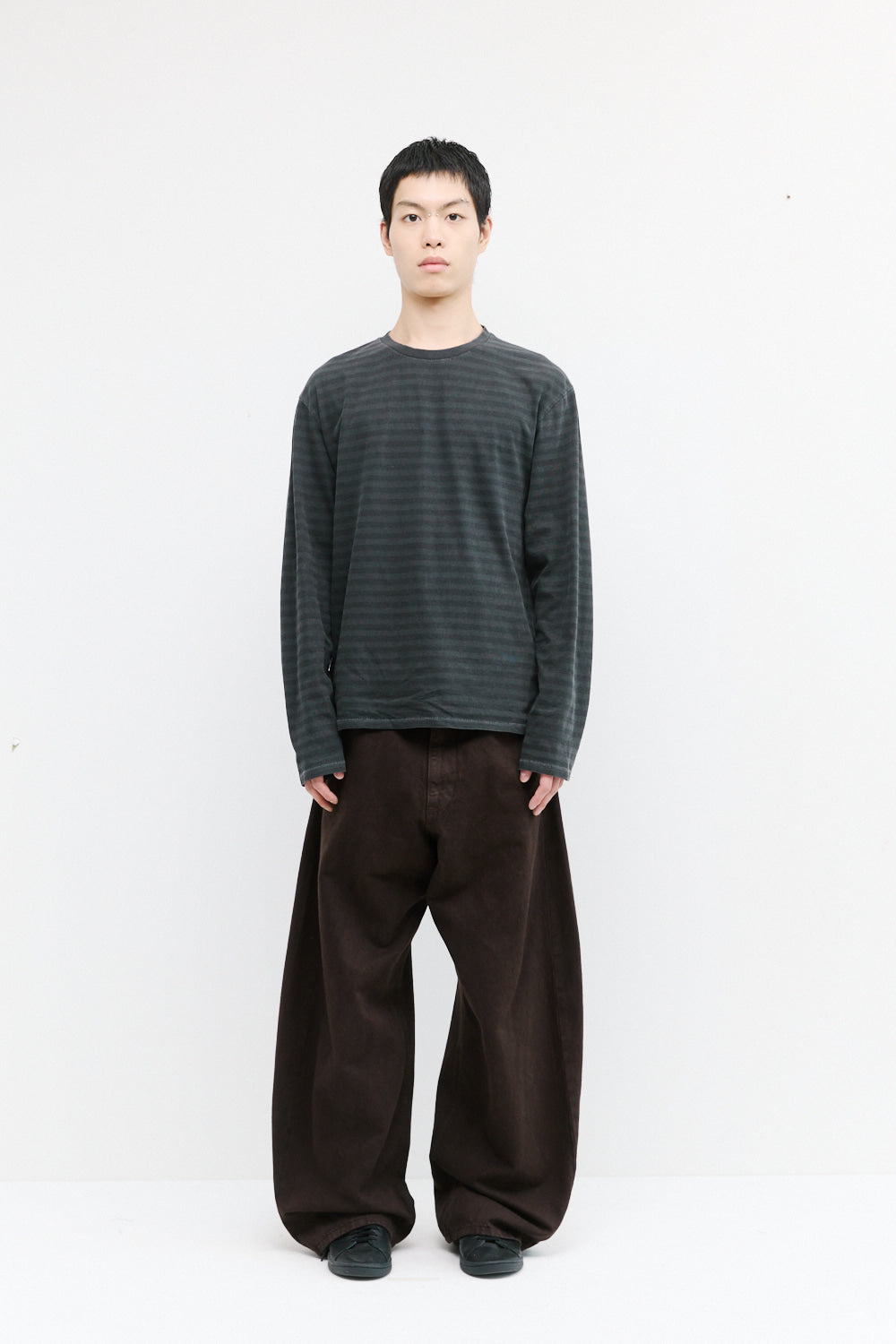 Hatchingroom - Wide Curve Jeans (Brown) product image 8 | TRAB K-Fashion Australia