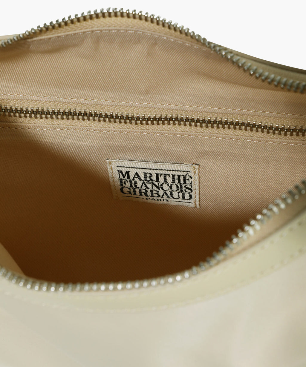 Marithe & Francois Girbaud - Classic Logo Round Shoulder Bag (Light Beige) product image 6 | TRAB K-Fashion Australia