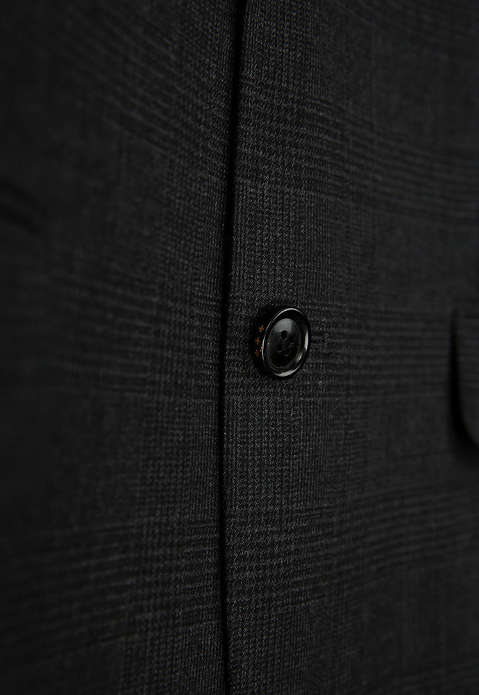 Tonywack - Signature 2-Button Blazer (Charcoal Grey Check) product image 9 | TRAB K-Fashion Australia