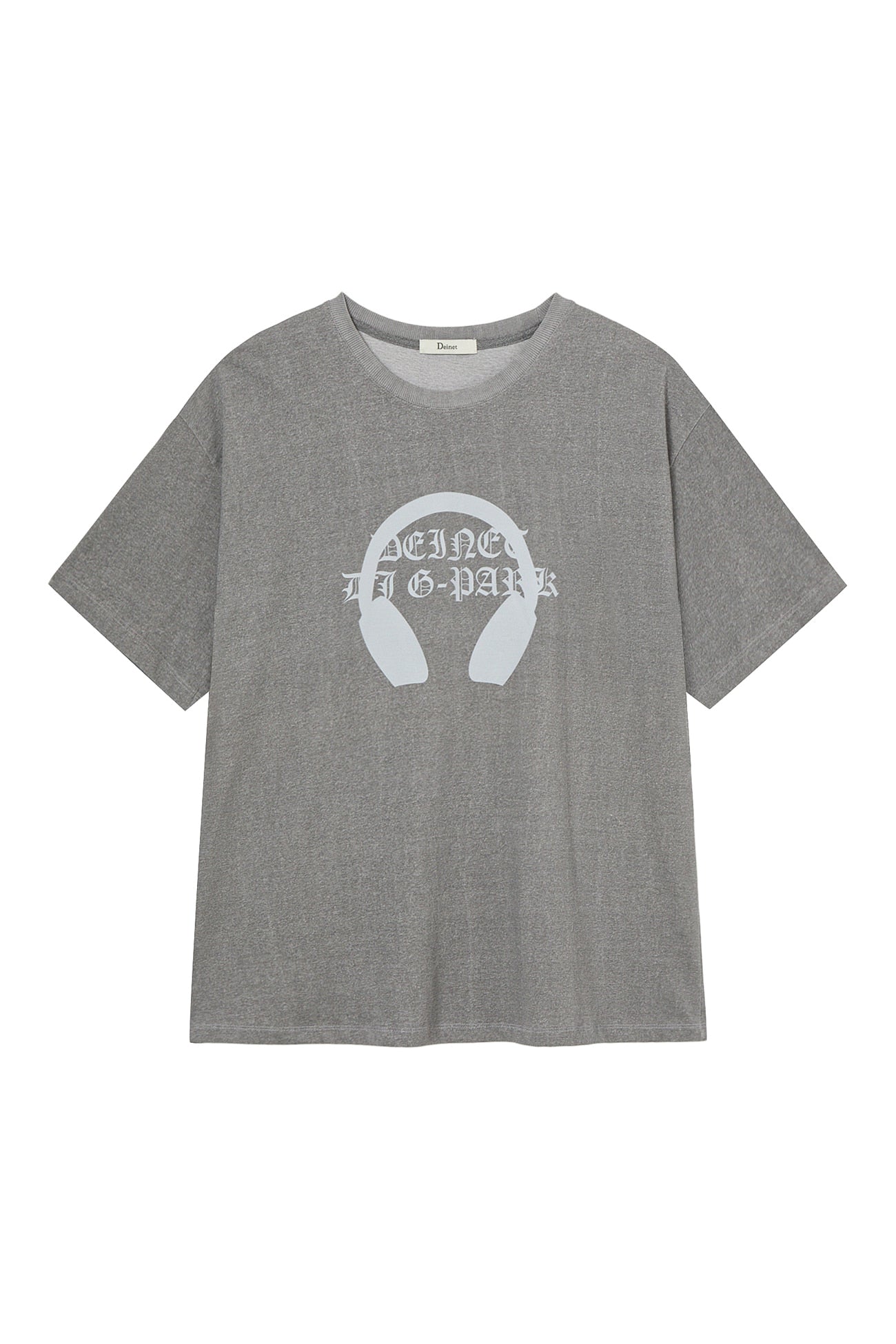 Deinet - Headset Oversized T-Shirt (Charcoal) product image 1 | TRAB K-Fashion Australia