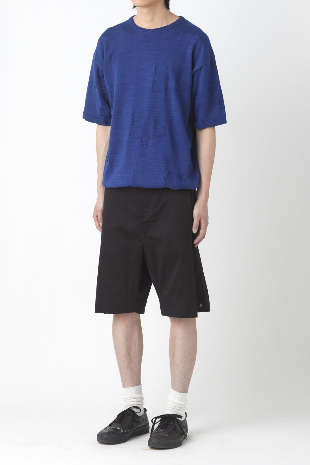 Hatchingroom - Floral Jacquard Knit V2 (Royal Blue) product image 6 | TRAB K-Fashion Australia