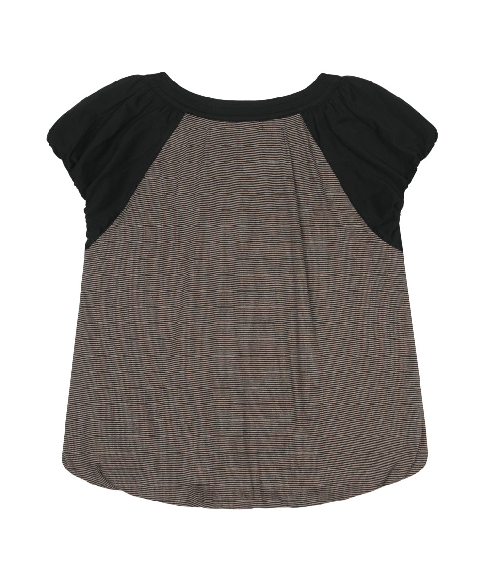 Coyseio - Puff Shirring T-Shirt (Black) product image 15 | TRAB K-Fashion Australia