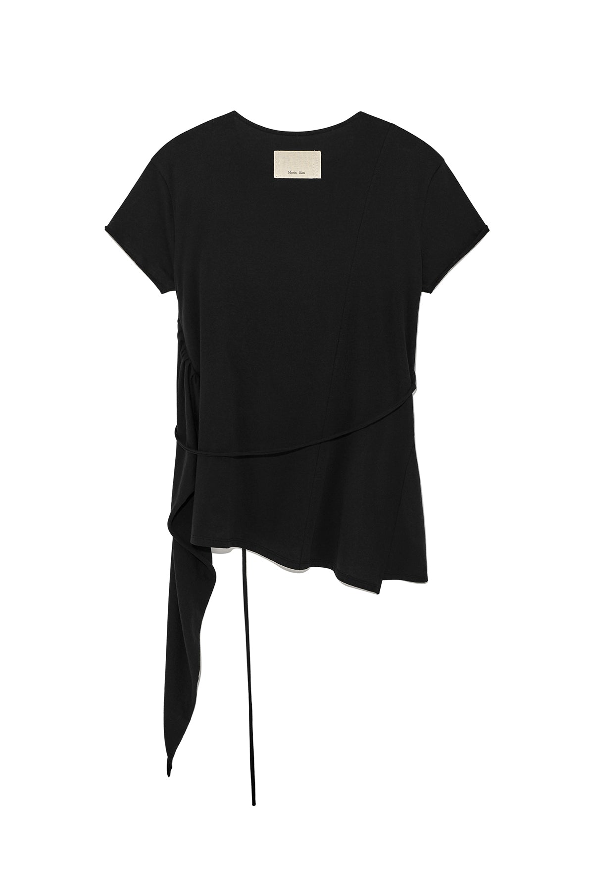 Matin Kim - Tied Detail String Top (Black) product image 2 | TRAB K-Fashion Australia