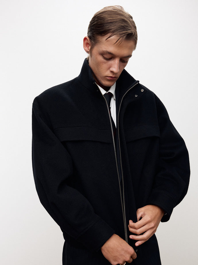 Tonywack - Wool And Cashmere Utility Blouson (Navy) product image 10 | TRAB K-Fashion Australia