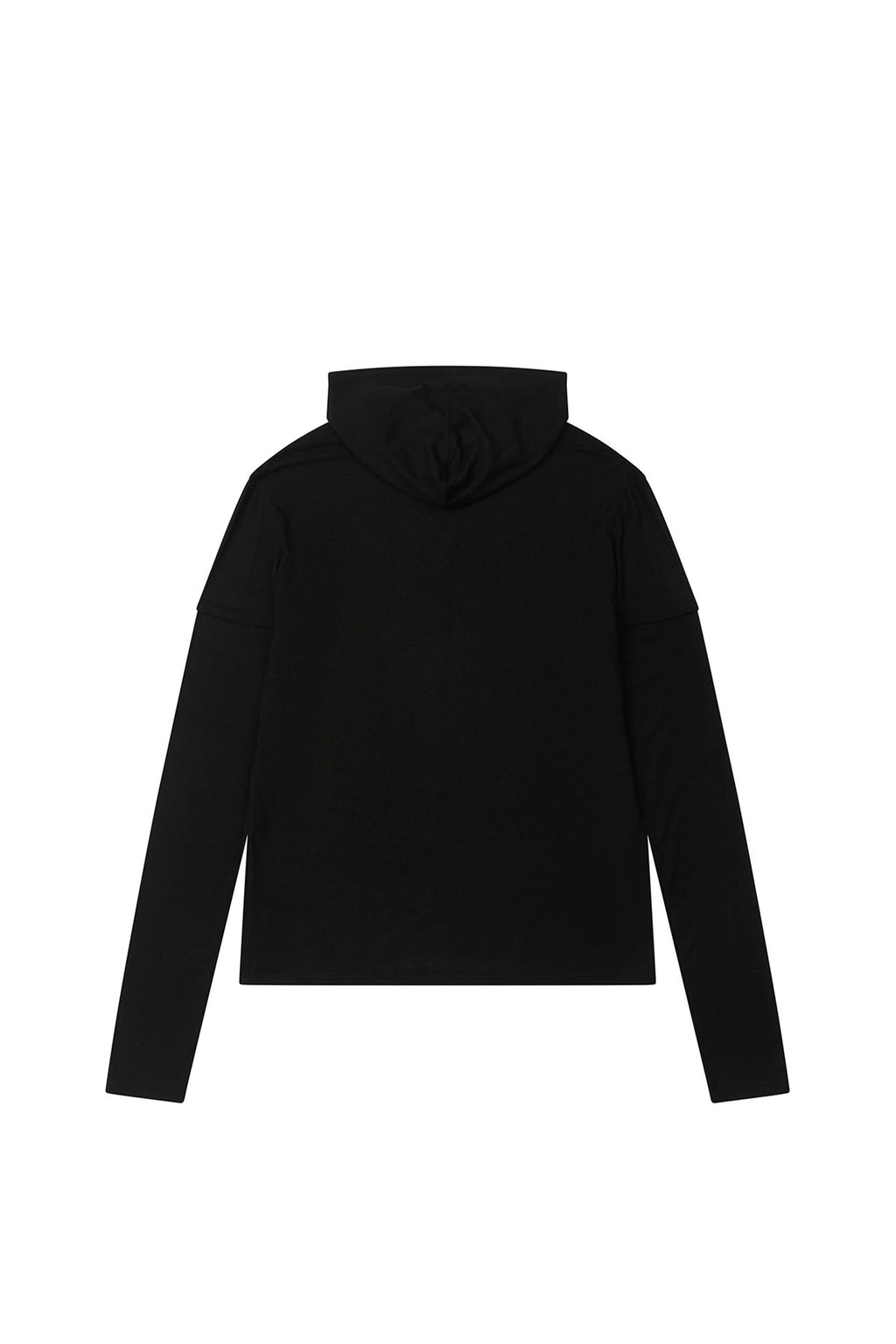 Deinet - Fake Hood Long Sleeve (Black) product image 10 | TRAB K-Fashion Australia