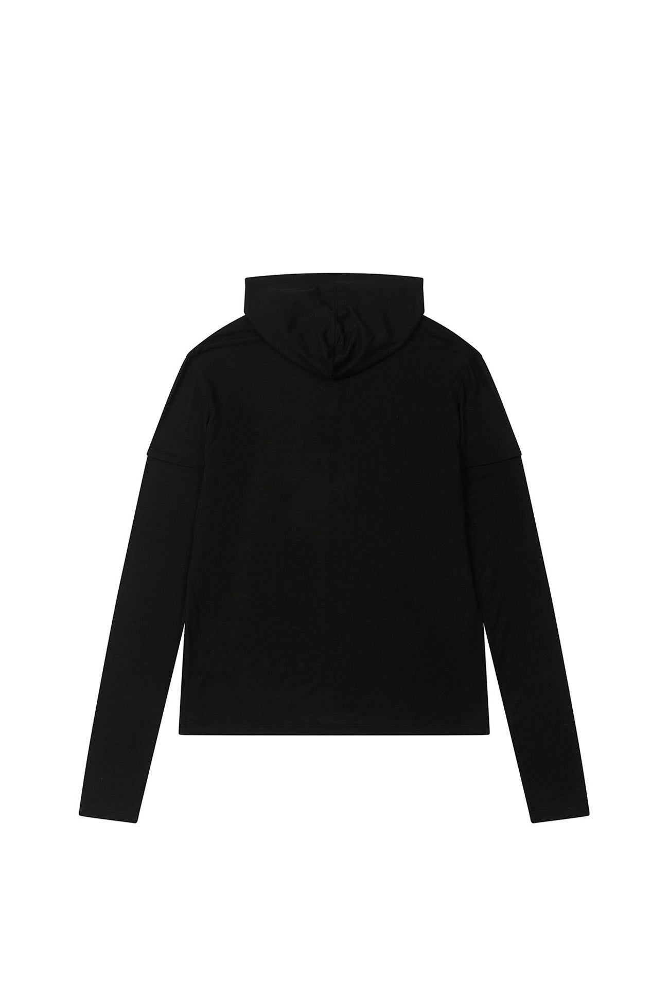 Deinet - Fake Hood Long Sleeve (Black) product image 10 | TRAB K-Fashion Australia