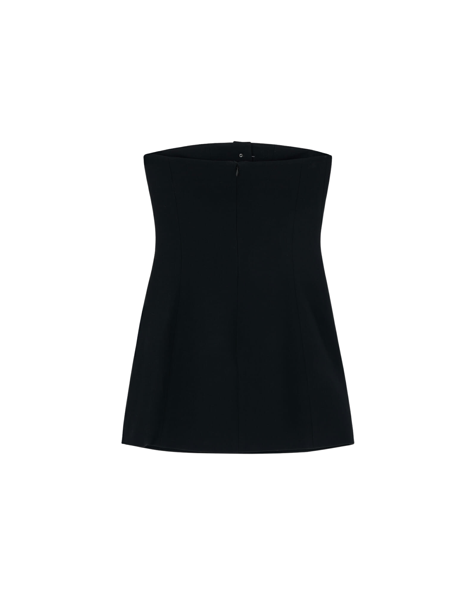 Kimhe Kim - Bandeau Wool-Blended Mini Dress (Black/Ivory) product image 7 | TRAB K-Fashion Australia