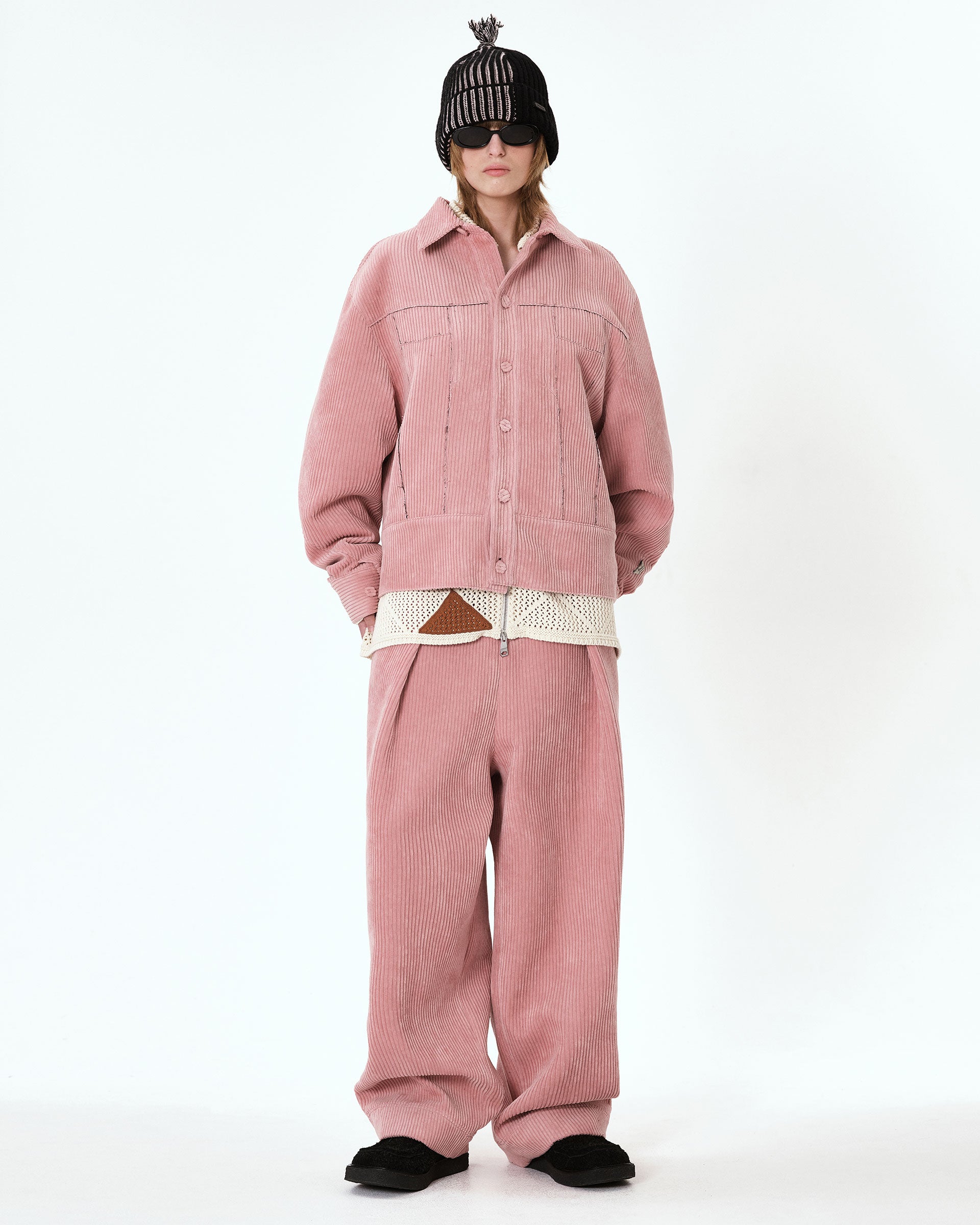 Ader Error - Carid trucker jacket (Pink) product image 1 | TRAB K-Fashion Australia