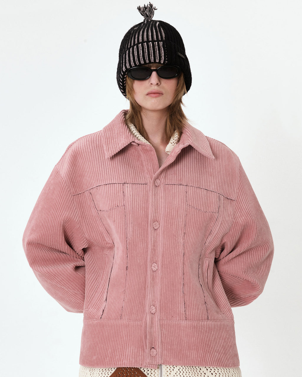 Ader Error - Carid trucker jacket (Pink) product image 2 | TRAB K-Fashion Australia