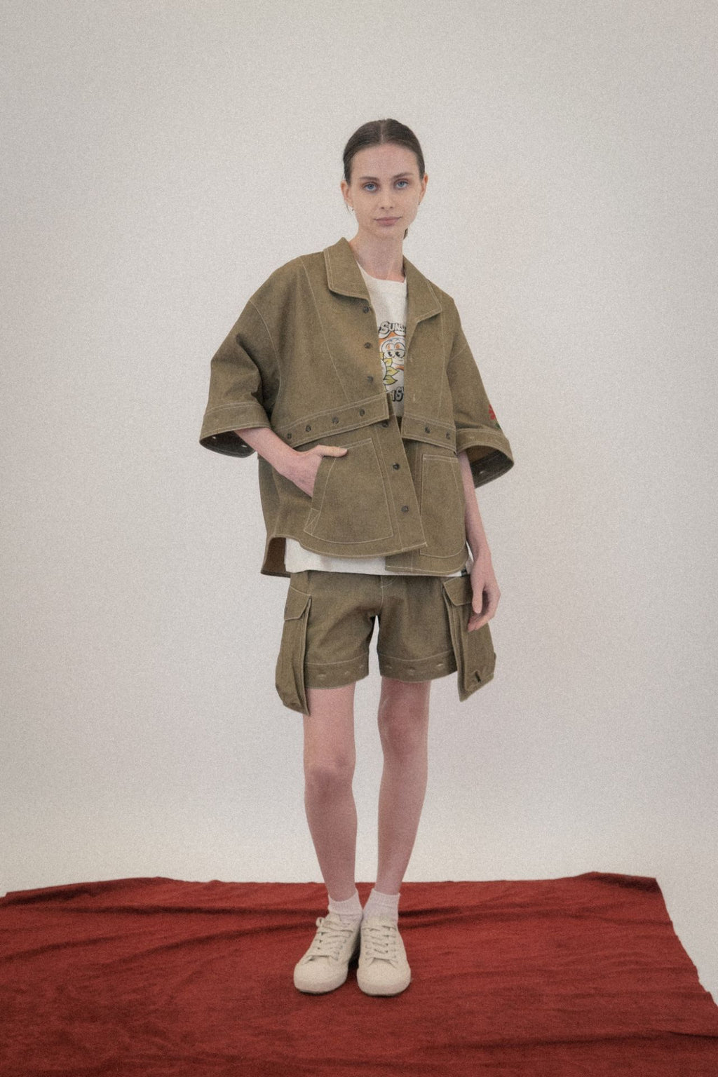Ioedle - Assembly Jacket Where Imagination Blossoms (Sand) product image 13 | TRAB K-Fashion Australia