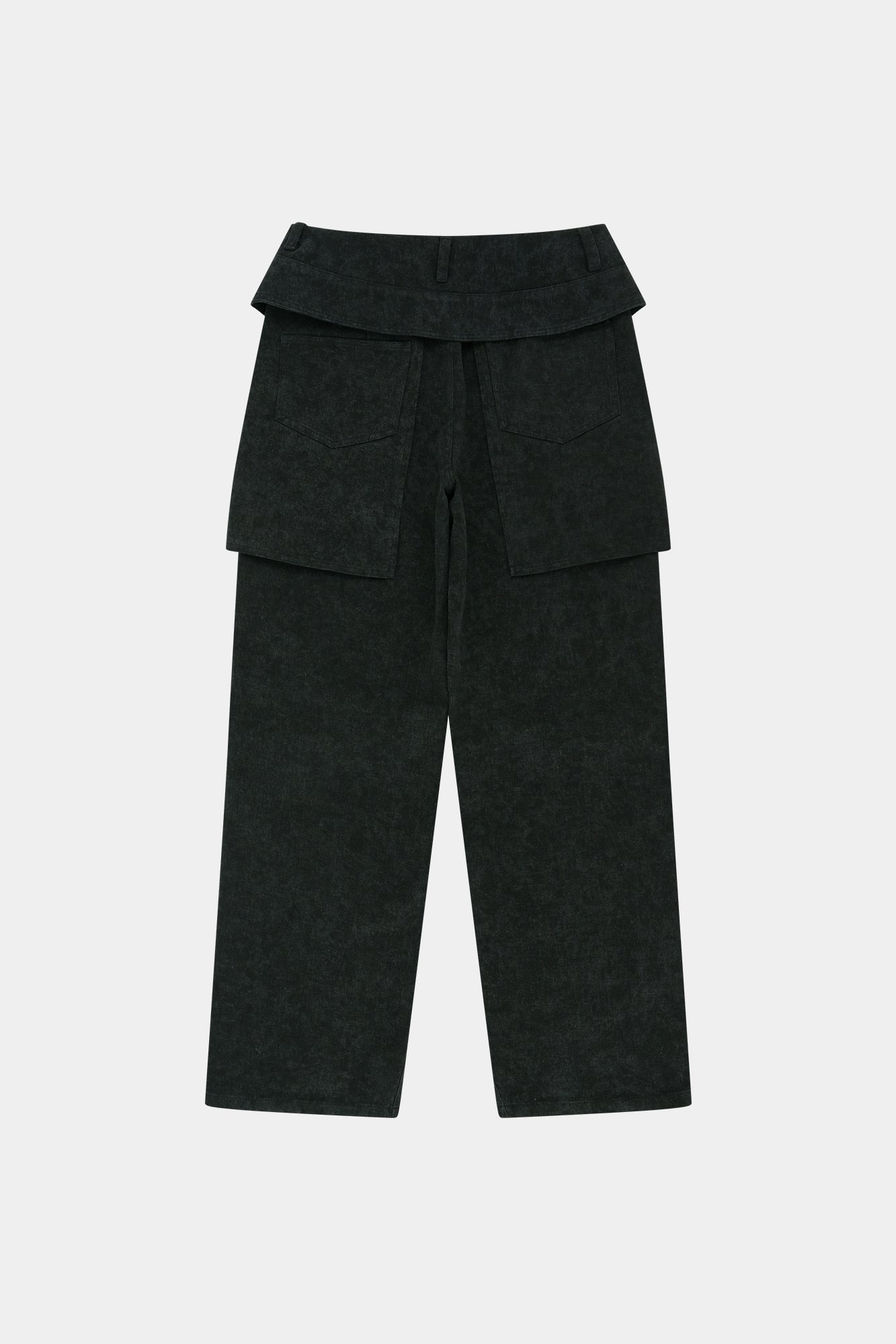 Andersson Bell - Raptor Three Layered Wide-Leg Trousers (black) (Black) product image 9 | TRAB K-Fashion Australia