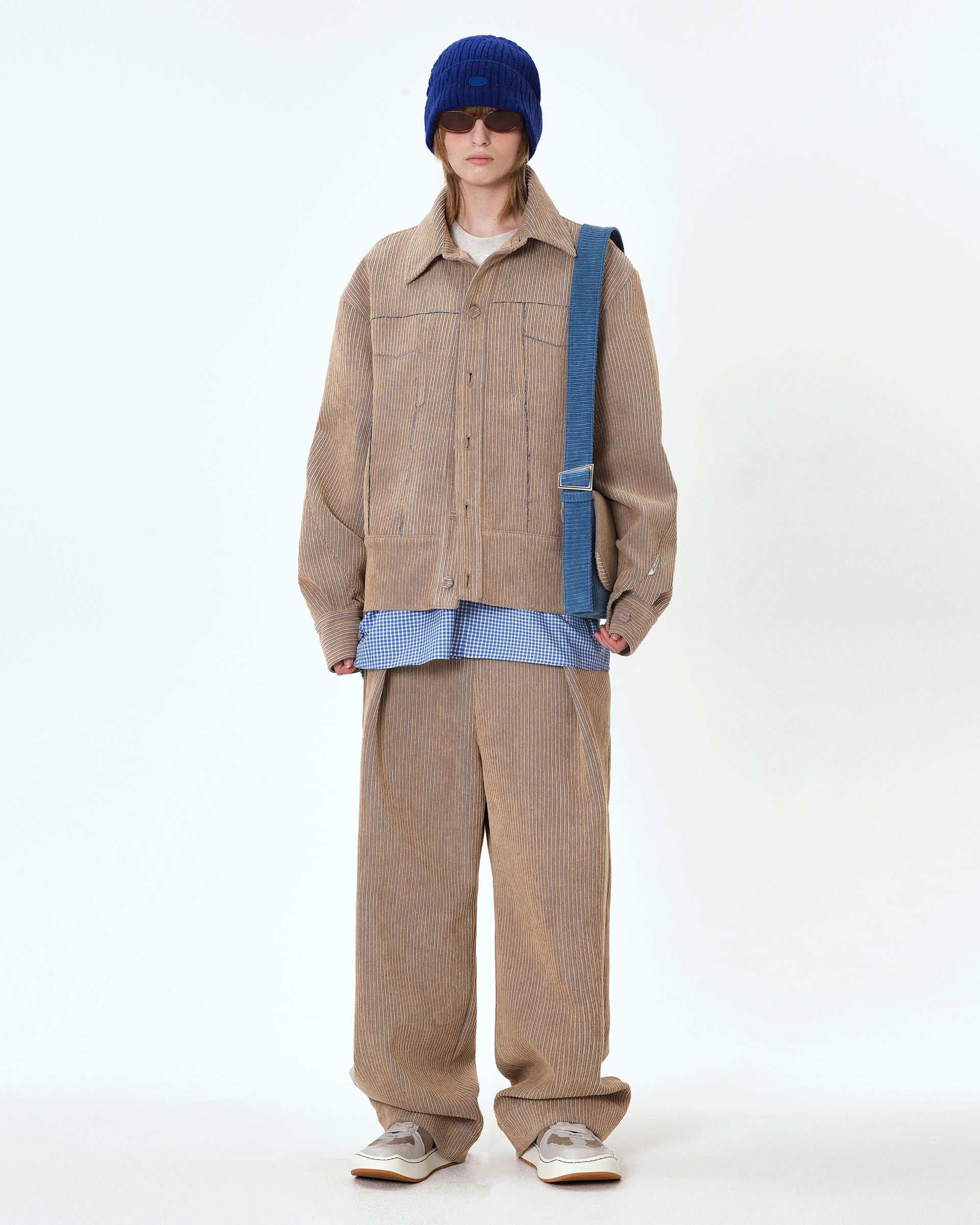 Ader Error - Carid trucker jacket (Beige) product image 1 | TRAB K-Fashion Australia